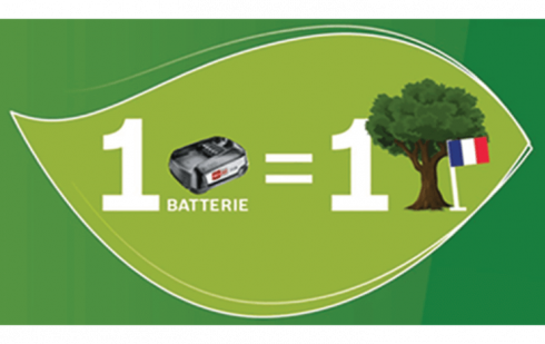 1 Batterie recyclée = 1 arbre planté